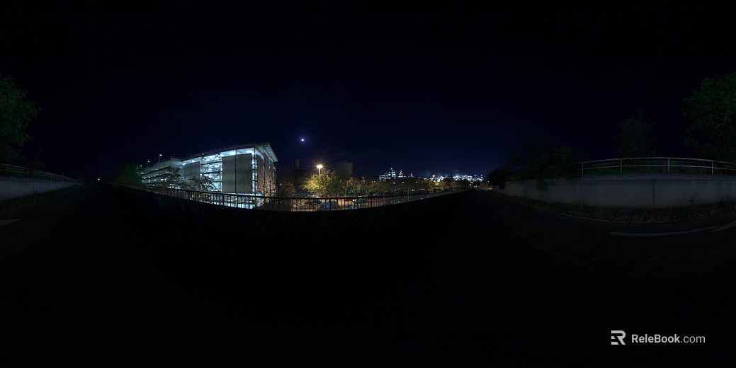 City Road Night HDR texture
