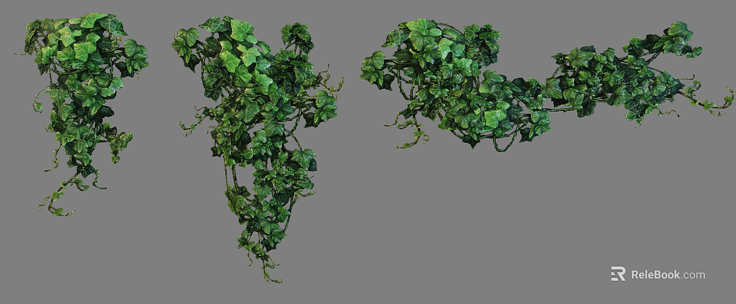 Plant painting texture