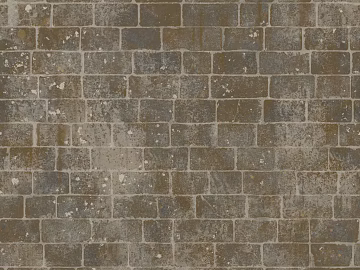 Dark gray aged brick wall for interior and exterior walls texture (ID:ffaeh792996)