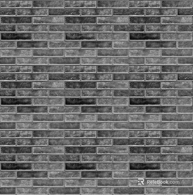 Dark gray old brick wall indoor and outdoor wall texture