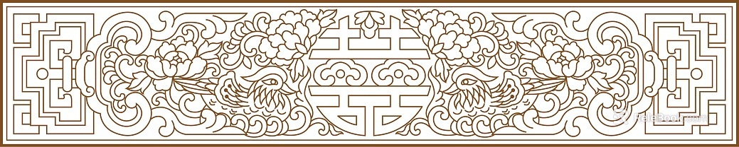 Flower border texture