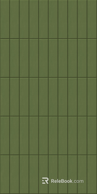 Vintage green long brick texture