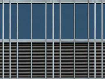 blue gray metal frame louvers 3d model