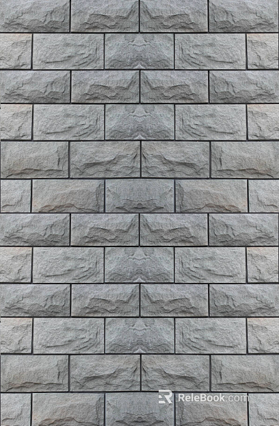Brick wall light gray striped culture stone wall texture