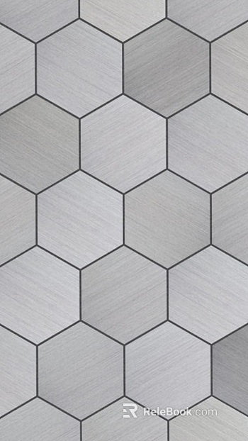 Silver gray metal mosaic wall decoration texture