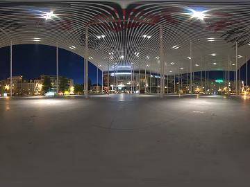 City Building Promenade Night View HDR texture (ID:ffhbe271)