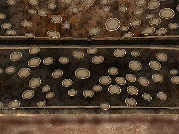 Brown old metal wall decoration board texture (ID:ffaeh059096)