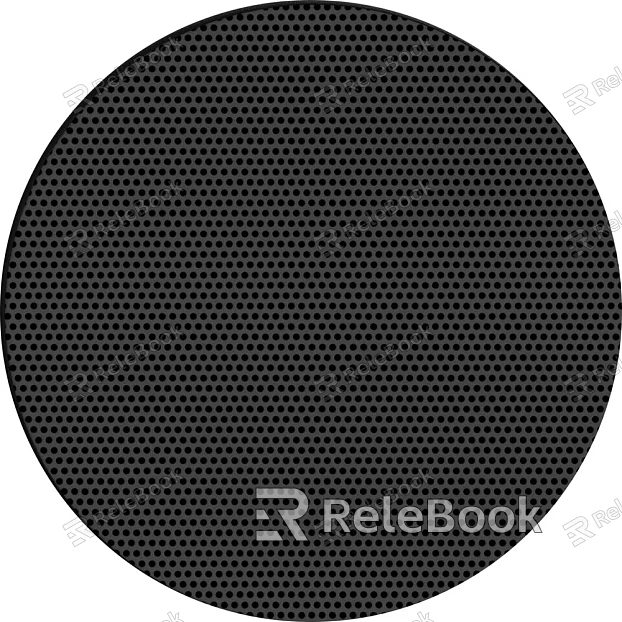 Perforated plate metal texture