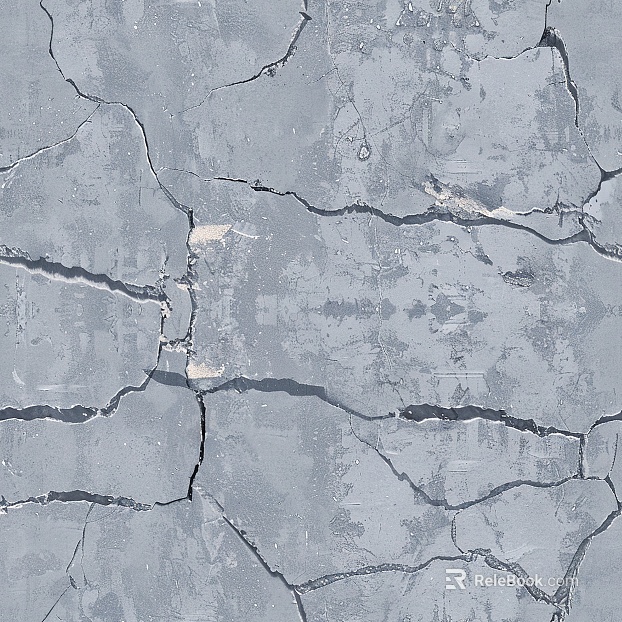 Cracked old concrete wall texture