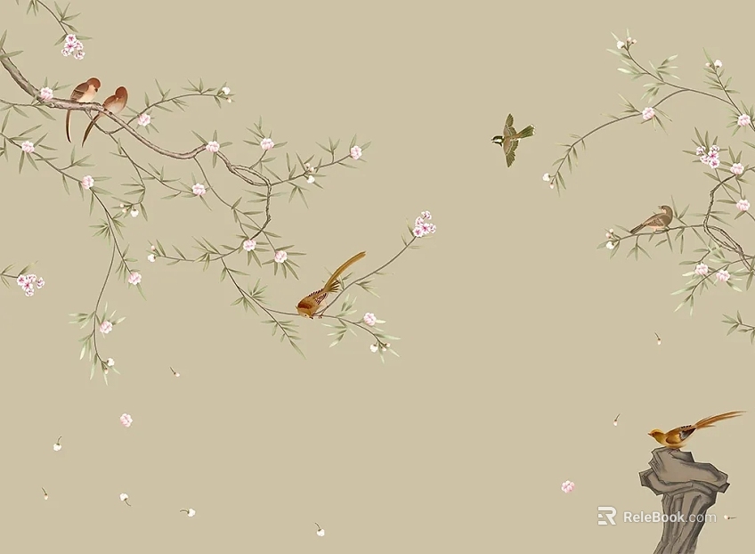animal and plant pattern texture