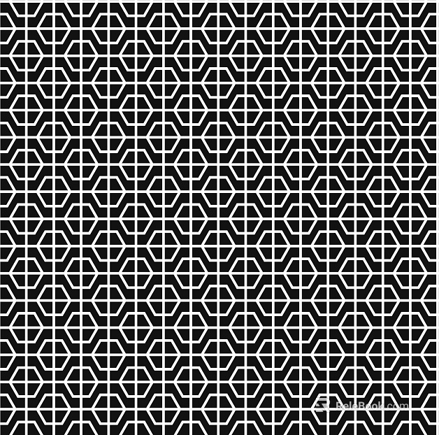 Black and white geometric pattern decorative wallpaper texture