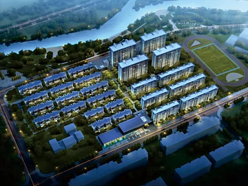bird's eye view 3d model