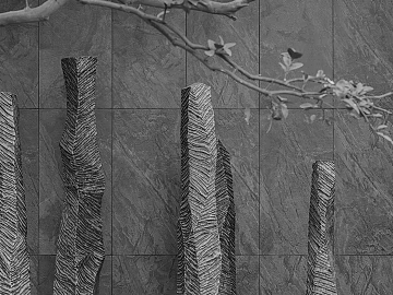 Dark gray stone courtyard landscape stone texture (ID:ffaeh173196)