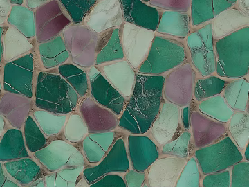 Green purple color mosaic glass wall texture (ID:ffaeh321571)