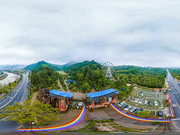 Urban Aerial View Daytime HDR Map texture (ID:ffach092246)