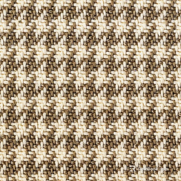 Brown white geometric woven soft fabric texture