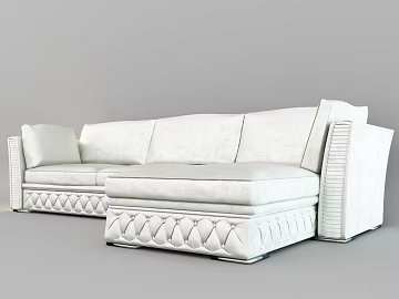 Light Luxury White Soft Sofa texture (ID:ffaeh888056)