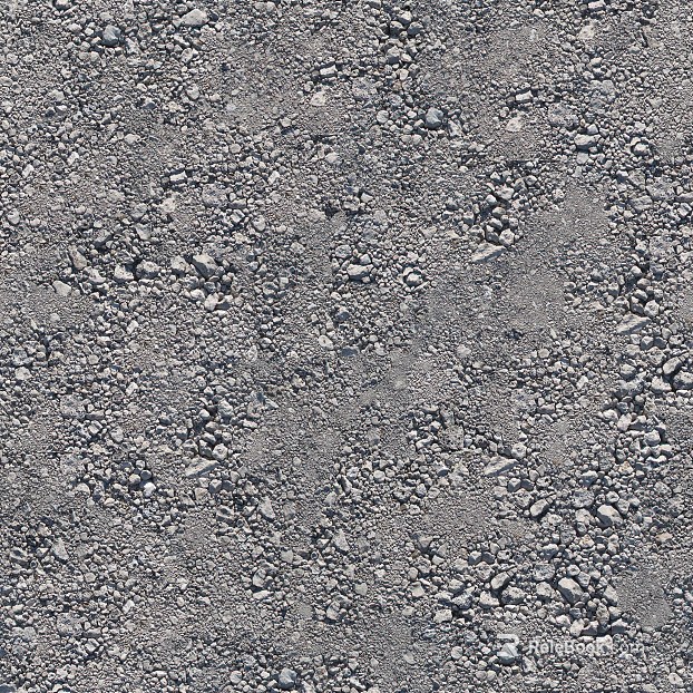 Ground gravel texture