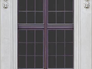 Vintage Dark Brown Glass Door Villa Entry Door texture (ID:ffaeh504066)