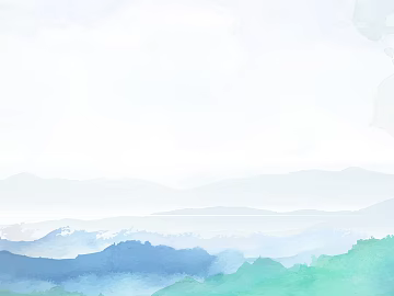 Green watercolor landscape decorative painting texture (ID:ffaeh810539)