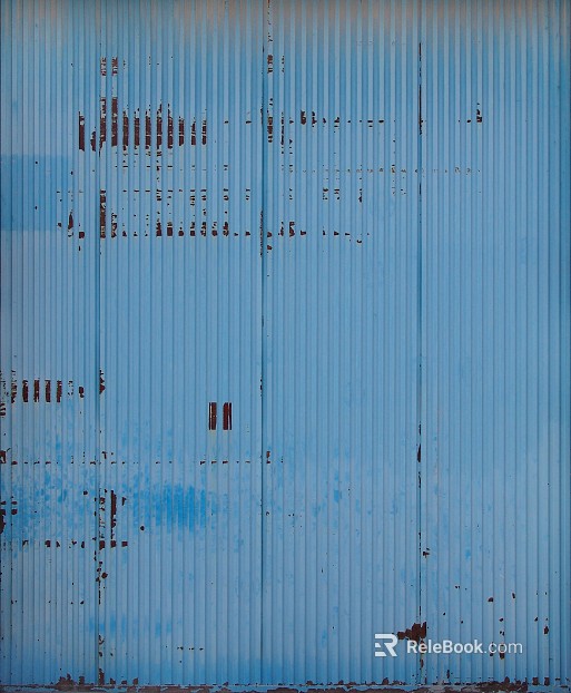 Metal door texture