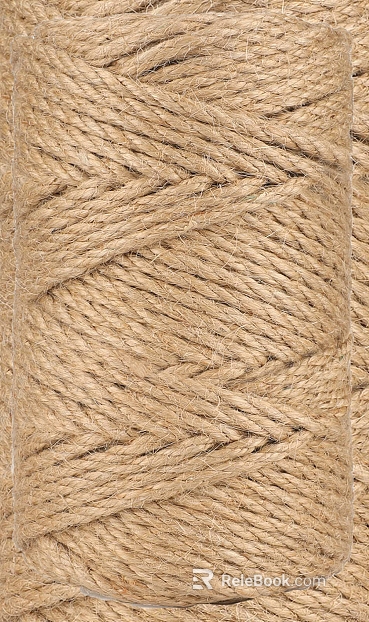 Beige hemp rope hand woven decoration texture