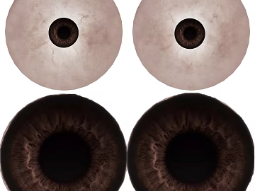 Dark Brown Eye Organ Map texture (ID:ffaeh452336)