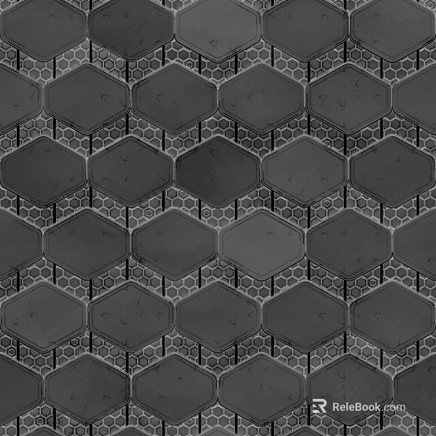 Black and white relief texture