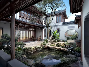 Courtyard Exterior texture (ID:ffabg88783)