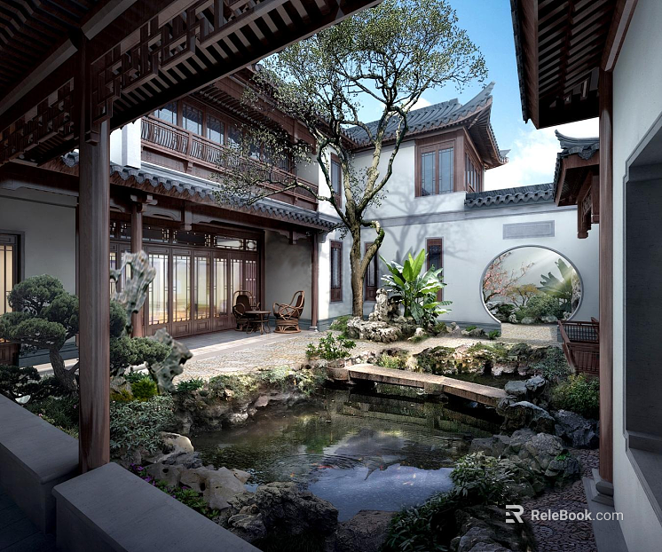Courtyard Exterior texture