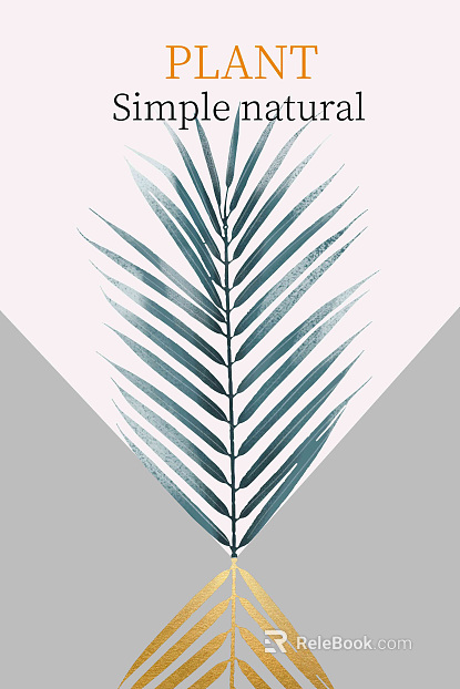 Plant painting texture