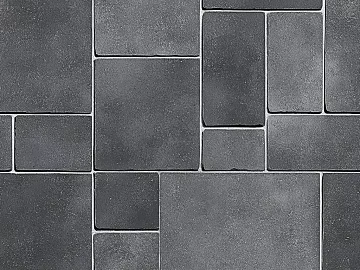 Mosaic with patterned tiles 3d model