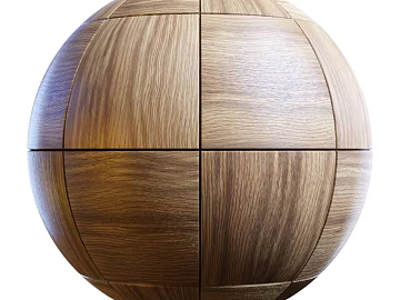 Wood grain mosaic PBR texture (ID:ffach032964)