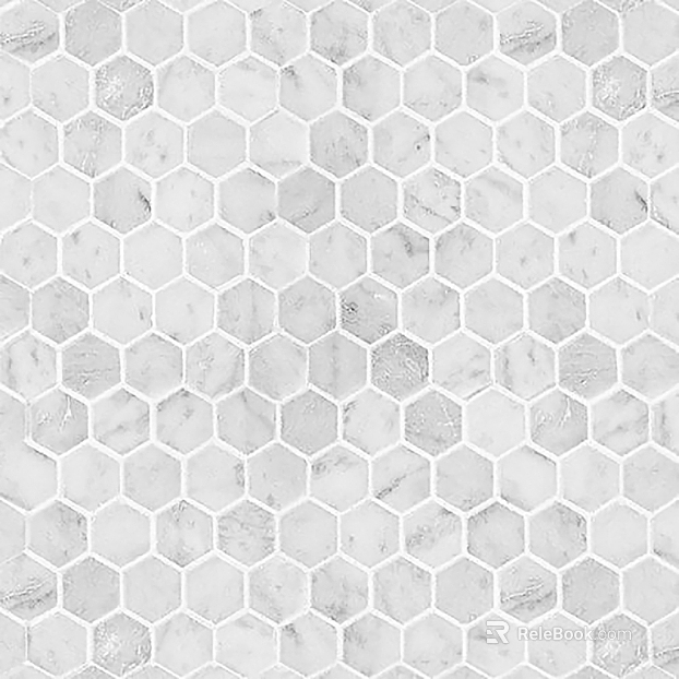 Hexagonal brick net red hexagonal small brick seamless texture