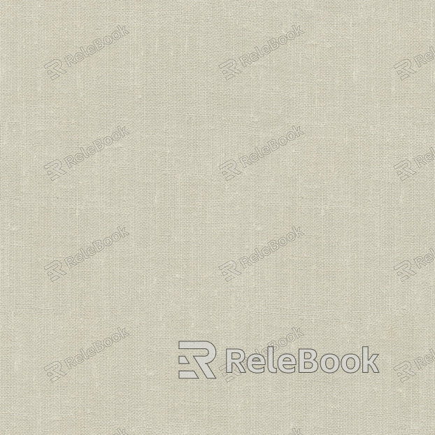 The image displays a close-up of plain cloth, showcasing a simple, uniform weave with interlocked threads in a regular pattern, forming a smooth and even textured surface in a natural beige tone.