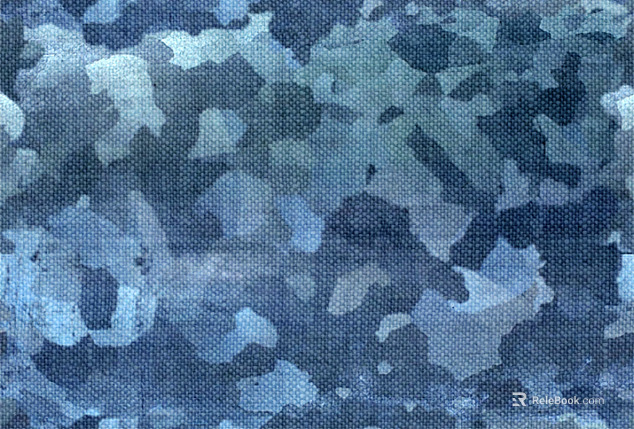 Modern blue camouflage cloth texture