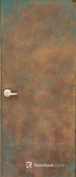 Metal door texture