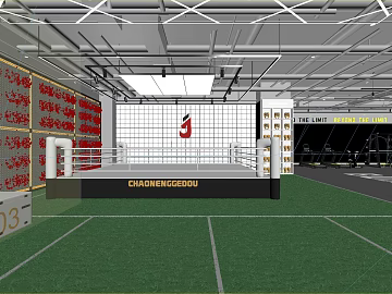 Industrial wind green turf fighting venue ground texture (ID:ffaeh563974)