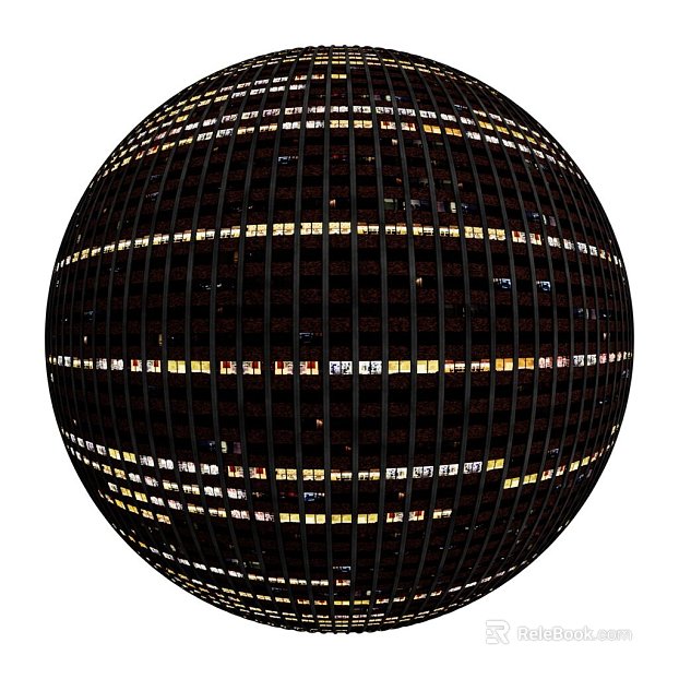 Exterior wall window PBR texture