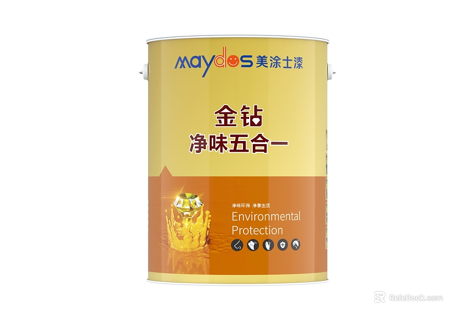 Meitu Shijing Taste Five-in-One Latex Paint texture