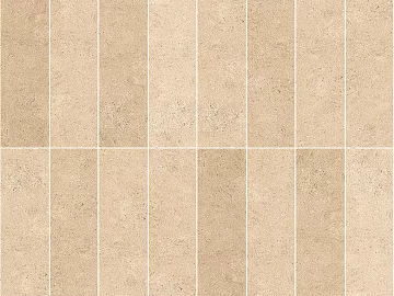 Warm yellow retro brick lime stone brick 3d model