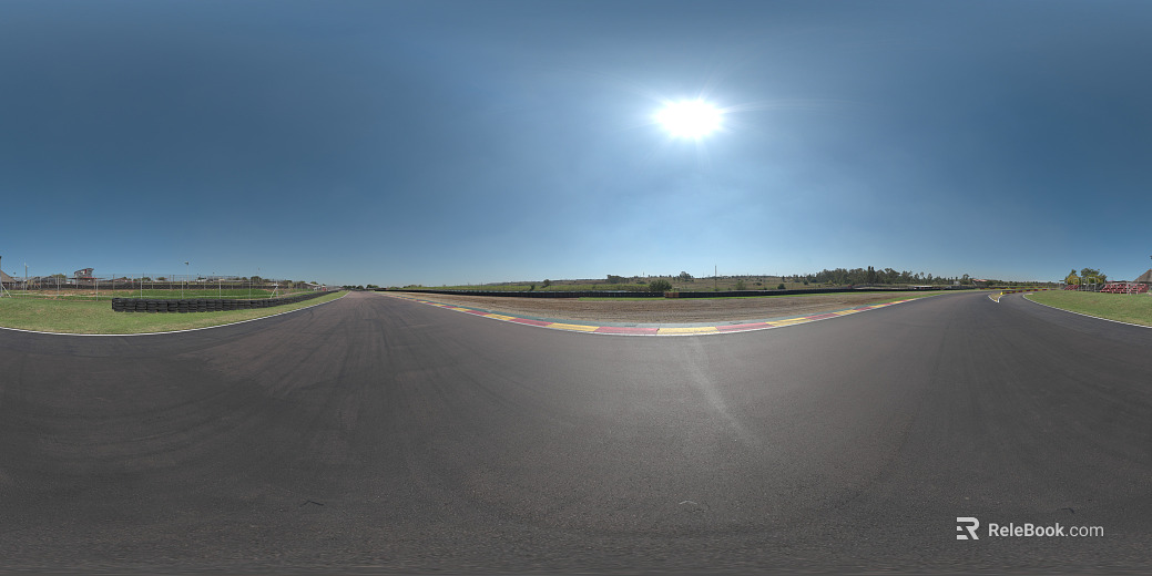 Field Road Daytime HDR texture