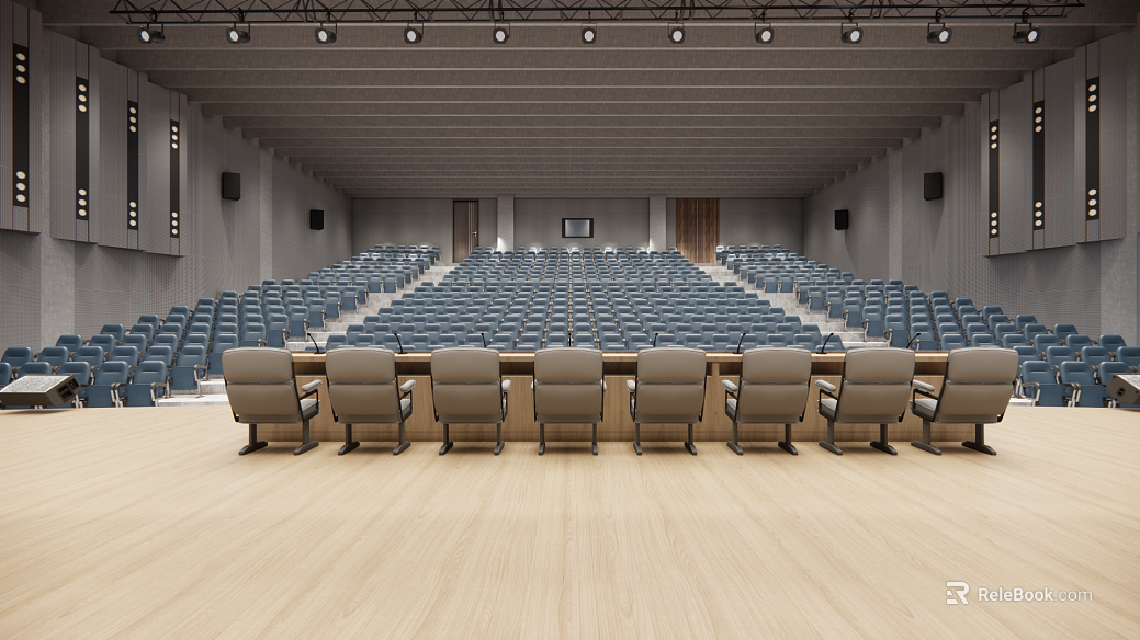 Light beige wood floor report hall ground texture