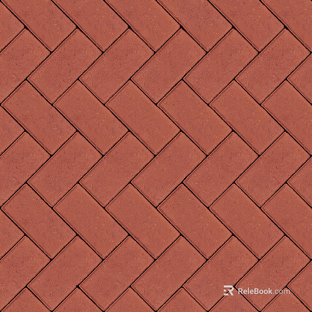 Herringbone pattern cement floor tile permeable brick sidewalk road square ground texture