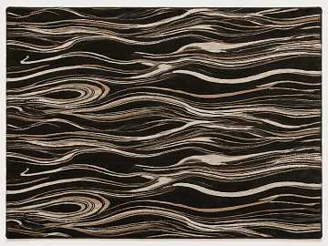 Dark brown wavy line carpet texture (ID:ffaeh759274)