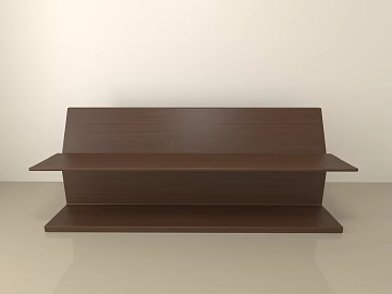 Dark Brown Walnut Simple Storage Rack texture (ID:ffaeh866571)