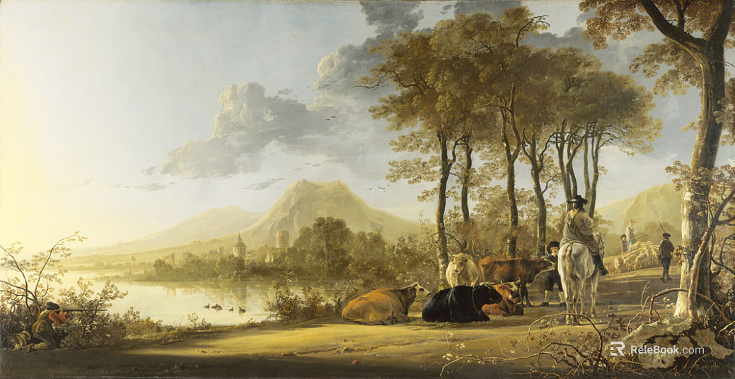 landscape painting texture