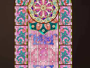 colored windows texture (ID:ffaeg59070)