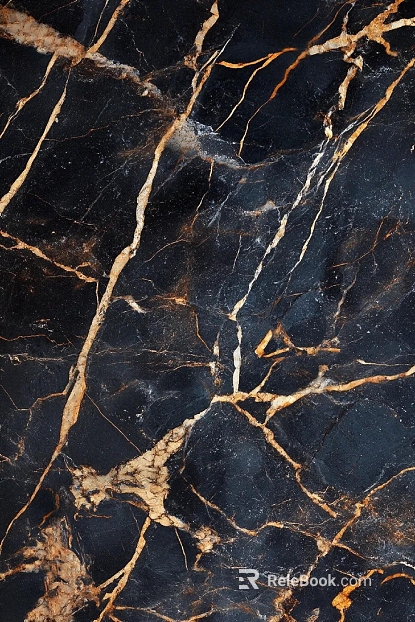 Black Golden Flower Marble texture