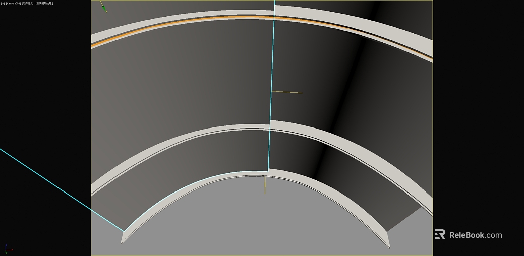 Grey curved wall line waist line wall decoration texture